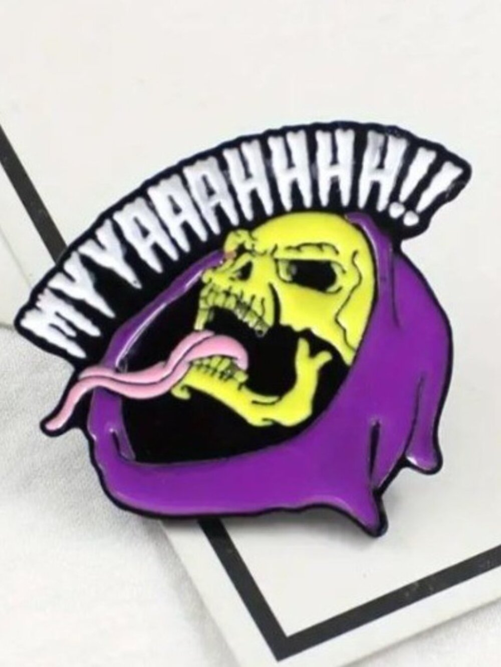 He-Man's Skeletor: Evil Laugh Enamel Pin - Picture 2 of 2
